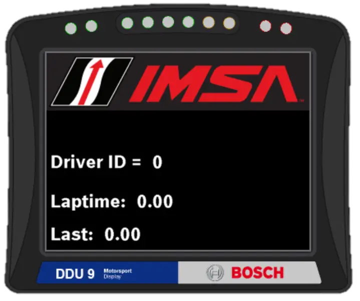 BOSCH IMSA Prototype Classes Scrutineering System - Standard