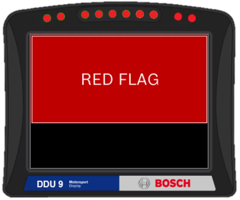 BOSCH IMSA Prototype Classes Scrutineering System - longer red