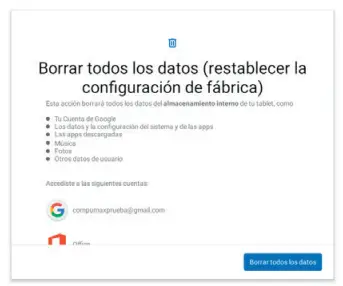 Compumax BLUES10 Blue Series 10 1 Inch Tablet - reset 5