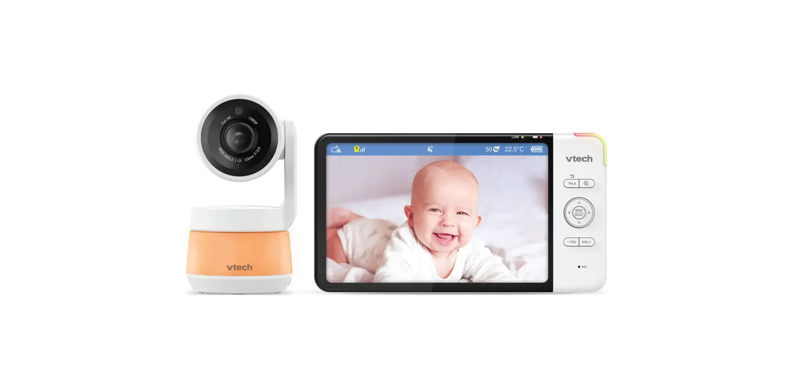 Vtech Rm7767hd 7 Inch Smart Wi-fi 1080p Pan And Tilt Monitor User Guide
