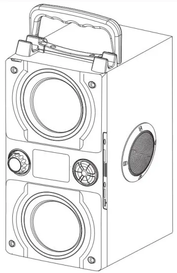 TENMIYA A30 2.2 Channel Portable Wireless Speaker