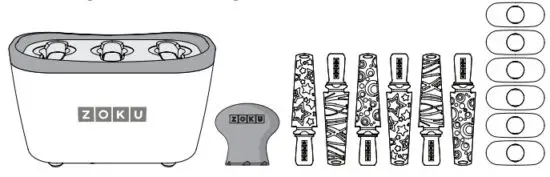 ZOKU ZK101 2BL Quick Pop Maker - figure 1