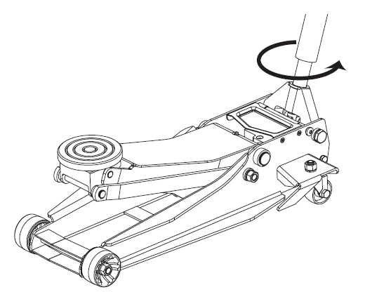 Carefully open the Release Valve