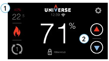 unilux Universe Thermostat - Humidity Control