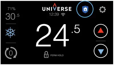 unilux Universe Thermostat - Safety Sensors and Warnings