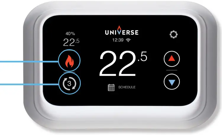 unilux Universe Thermostat - Thermostat Legend 2