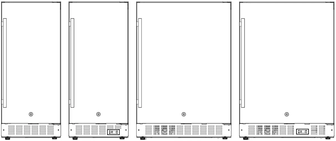 SUMMIT FF1532B 15 Inch Outdoor and Indoor Frost Free Refrigerators