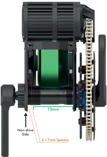 Adjusting the Width of Bottom Bracket