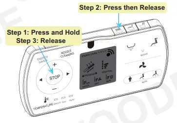 WOODBRIGE Remote Control stops first time use