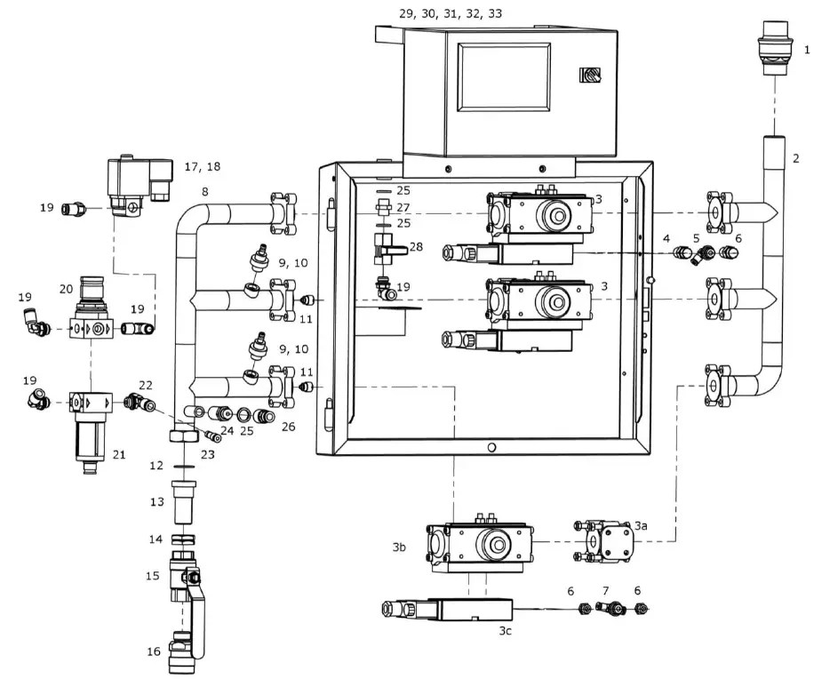 ECOLAB Foamatic Compact Topax Hygiene System 33
