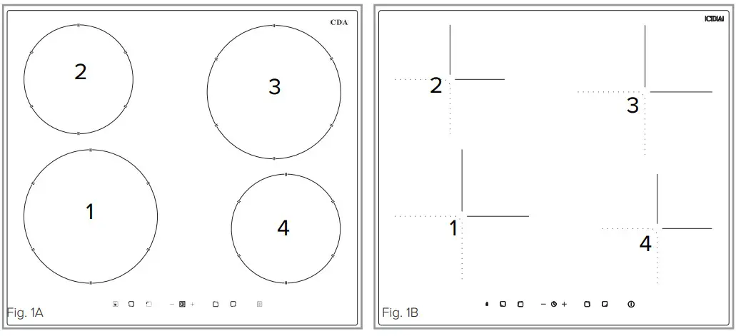 CDA HN6111 Induction Hob - figure 1