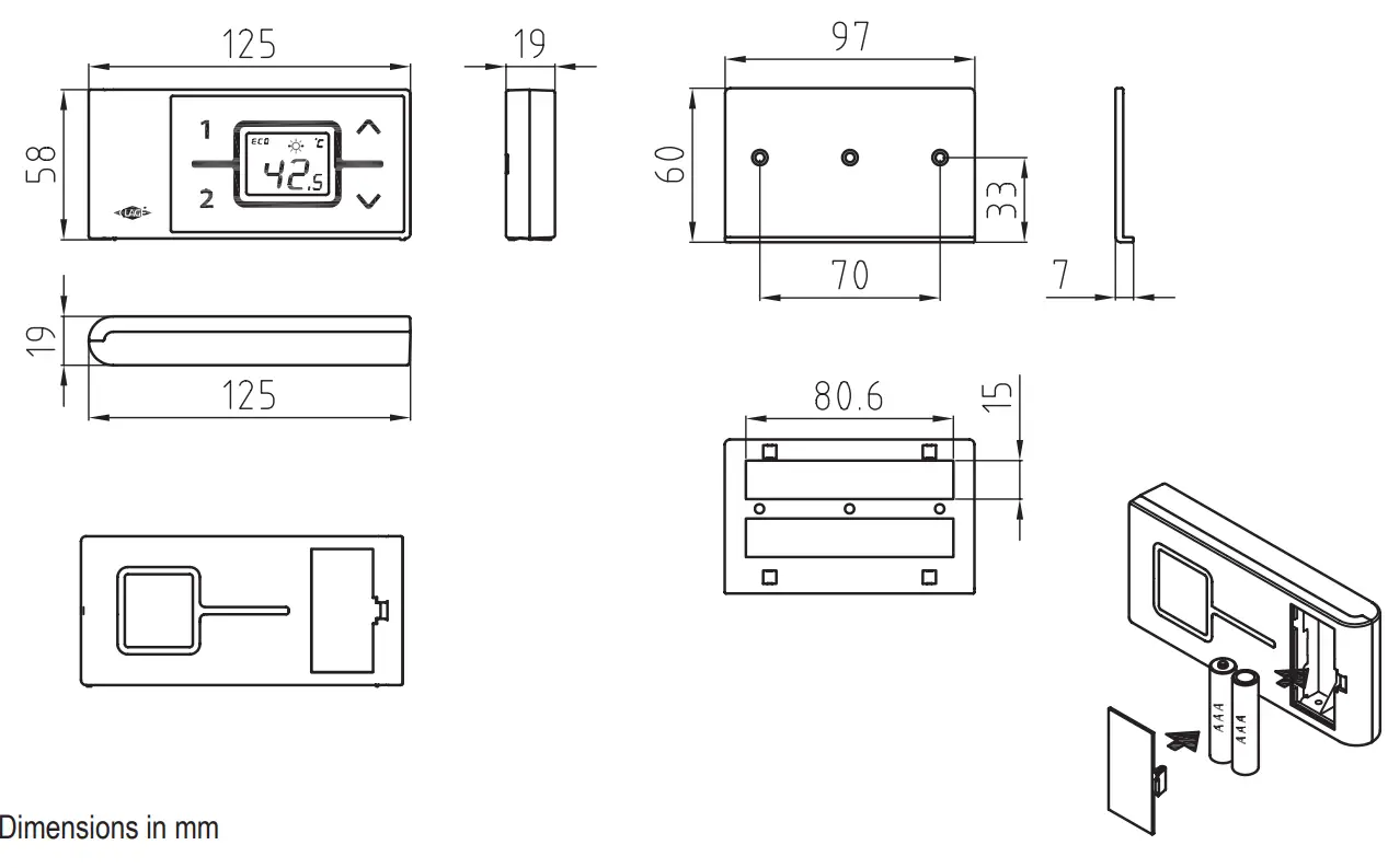 CLAGE FX Remote Control FX for Instantaneous Water Heaters - fig 5