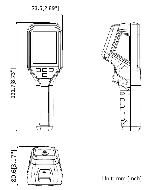 HIKMICRO HM-TP51-3AXF Handheld Thermography Camera-fig2