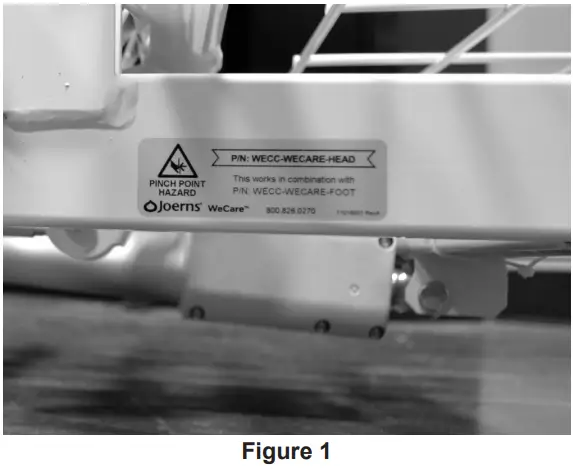 Joerns WECC WECARE BASE WeCare Full Electric Hospital Bed - fig