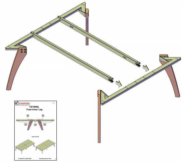dams Fuze Outer Leg - beam holes