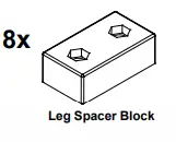 dams Fuze Outer Leg - eg frames