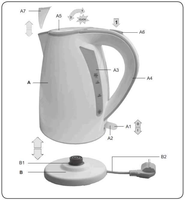 ETA 5599 LAURA Electric kettle - fig