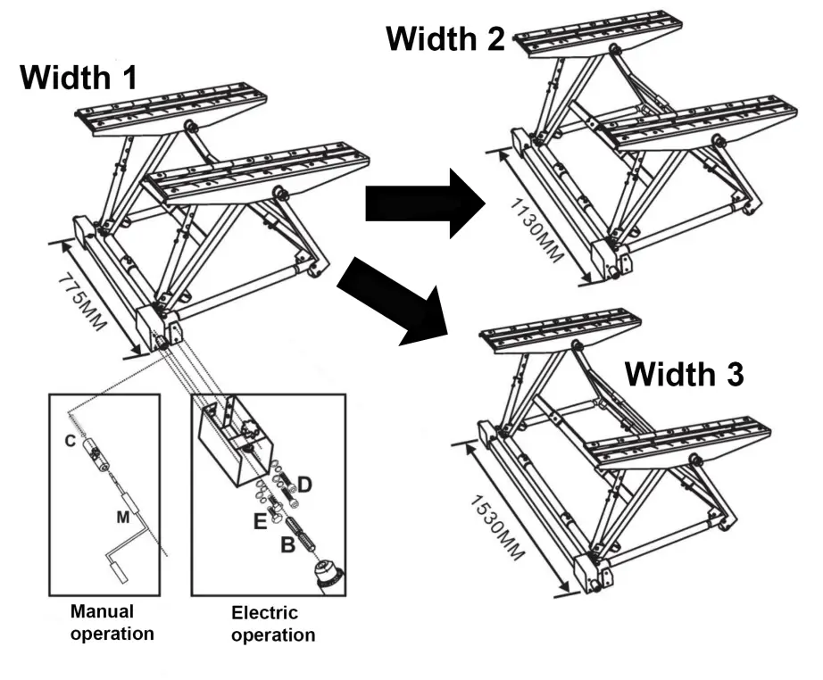 SEALEY PPL01 PORTABLE PIVOT CAR LIFT 1500KG fig 1
