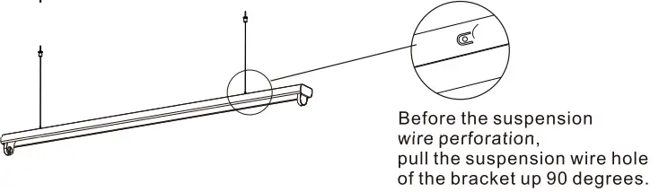 OPTONICA 6733 Fixture For LED Tube T8-FIG5