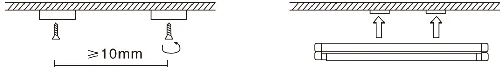 OPTONICA 6733 Fixture For LED Tube T8-FIG6