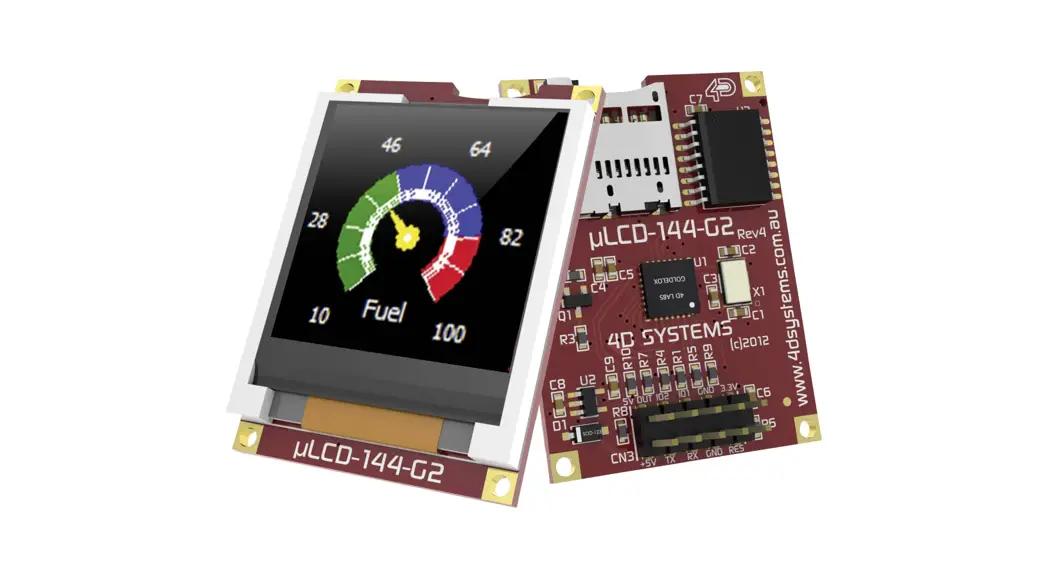4d Systems Ulcd-144-g2 1.44 Inch Intelligent Display Module User Guide