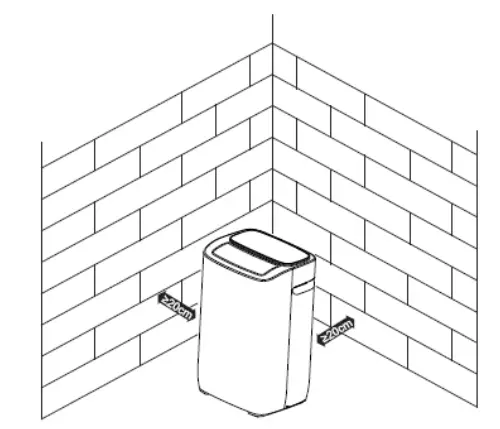 Royal Sovereign ARP-912 Portable Air Conditioner - Placement