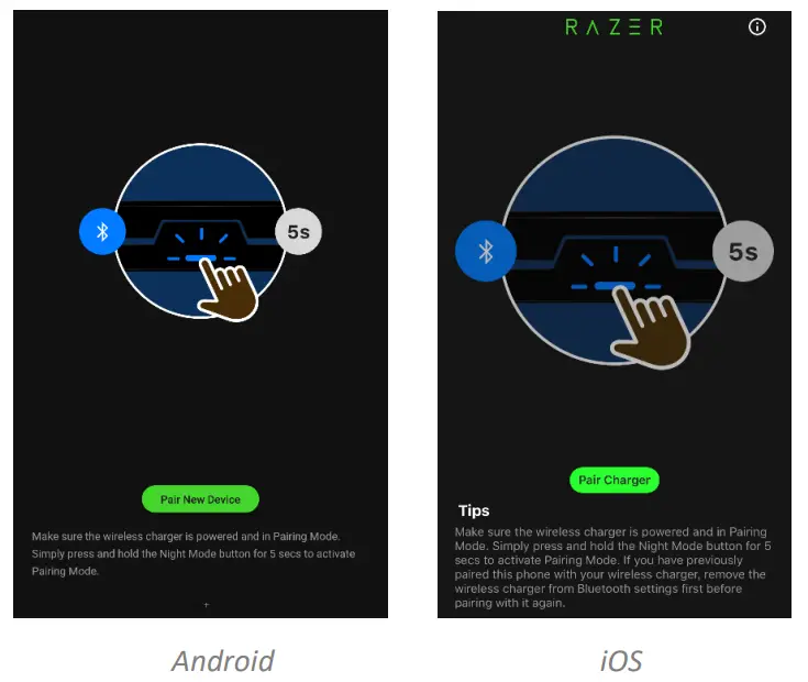RAZER Wireless Charger - CHARGER WITH THE APP