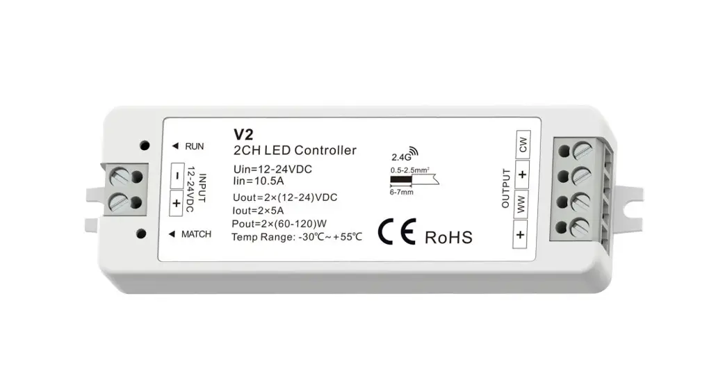 Ledlyskilder V2 Dual Color Led Controller User Manual