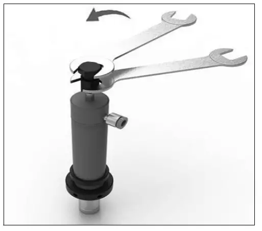 Clarke CSA10BB 10 Tonne Hydraulic Bench Press - feet to the frame