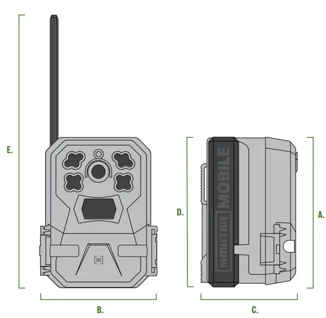MOULTRIE Edge-NW Mobile Edge Cellular Trail Camera - CAMERA 1