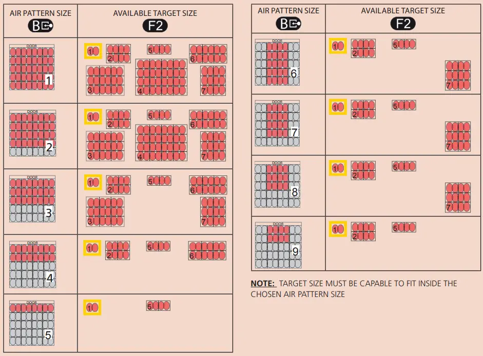 POSSIBLE REMOTE CONTROL SETTINGS