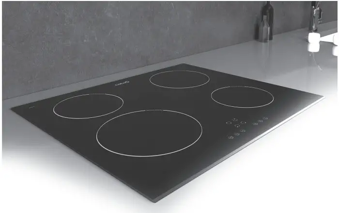 cata TDG 3002 BK Cooking Surface