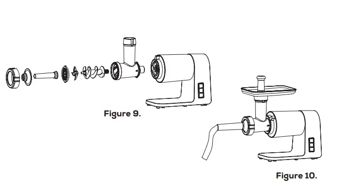 GoWISE USA GW88012 4-in-1 Electric 2000-Watt Meat Grinder fig 5