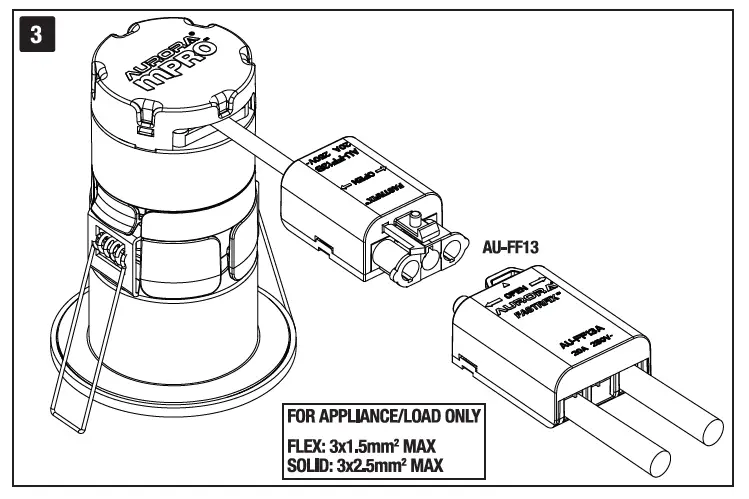 AURORA-IP65-Dimmable-Fire-Rated-Downlight-3000K-FIG-3