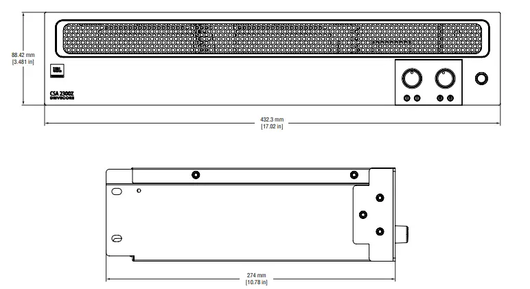 JBL CSA1300Z Commercial Series Amplifier-5