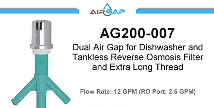 Air Gap Ag200-007 Dual Dishwasher Tankless Reverse Osmosis Filter User Manual Air Gap Ag200-007 Dual Dishwasher Tankless Reverse Osmosis Filter User Manual