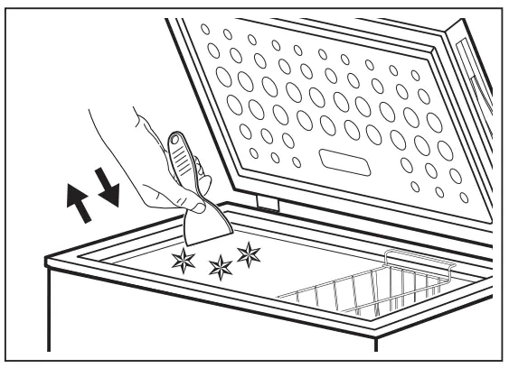 Scraping off the frost