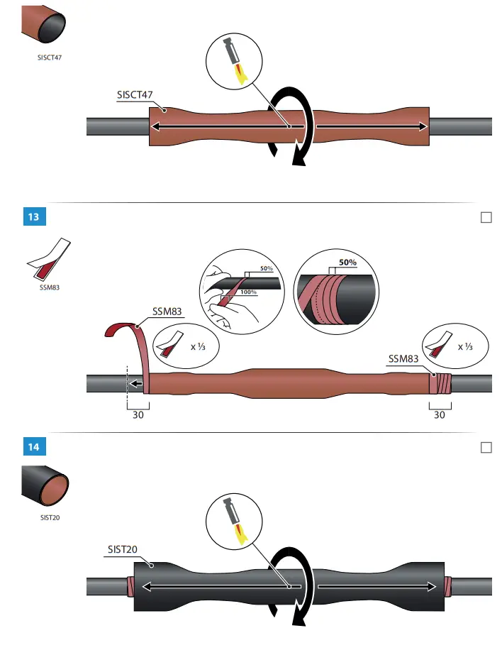 ENSTO HJ33 2403CTT Heat Shrink Joint Kits -Fig 34