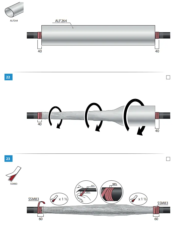 ENSTO HJ33 2403CTT Heat Shrink Joint Kits -Fig 37