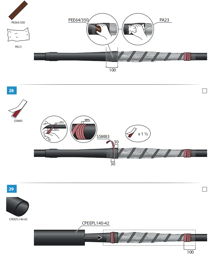 ENSTO HJ33 2403CTT Heat Shrink Joint Kits -Fig 39