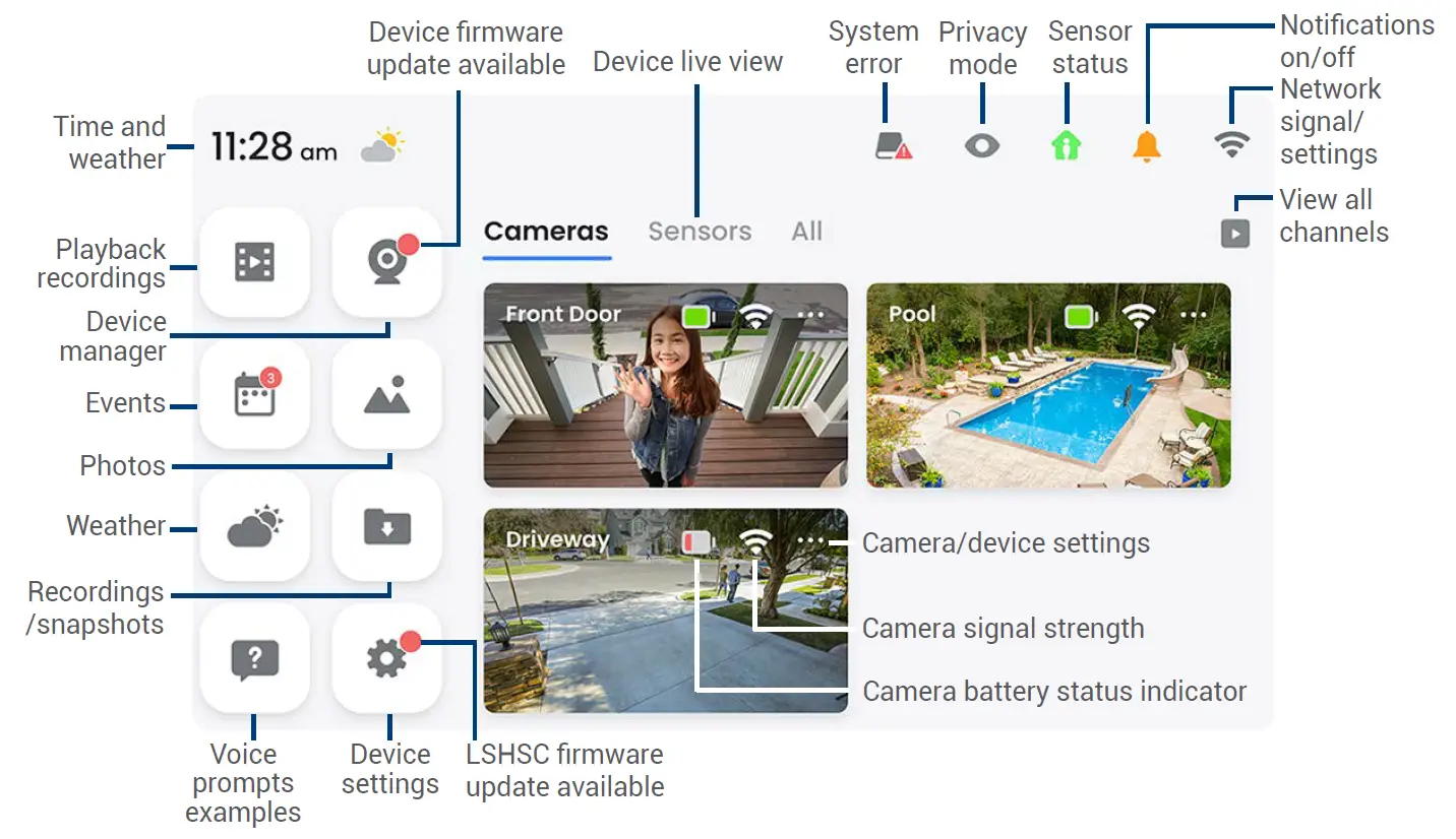 LOREX HC64A Smart Home Security Center 13