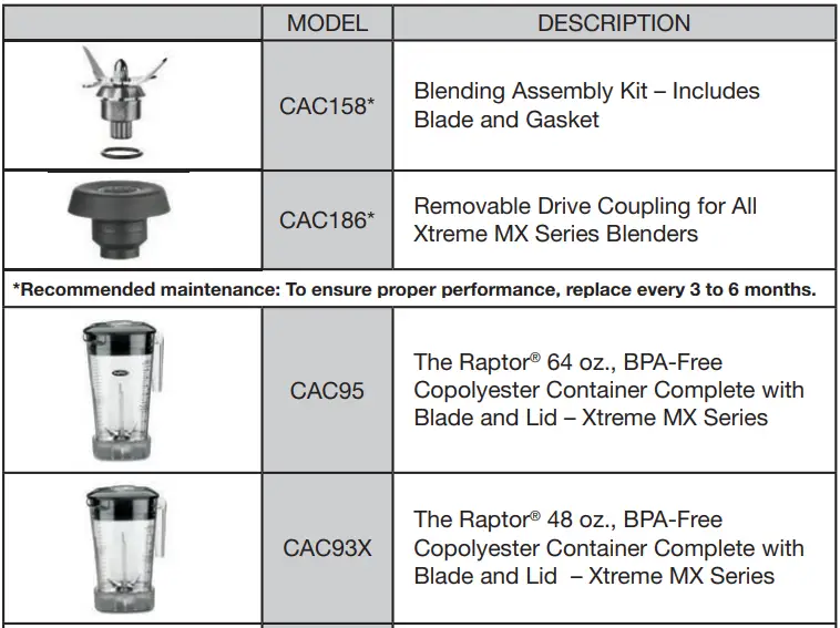 Waring Commercial MX1100XTX 3.5 HP Electronic Blender-18