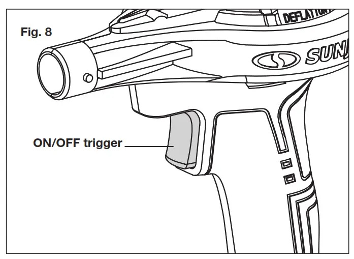 SUNJOE 24V AJV CT Cordless Inflator Plus Deflator - ON