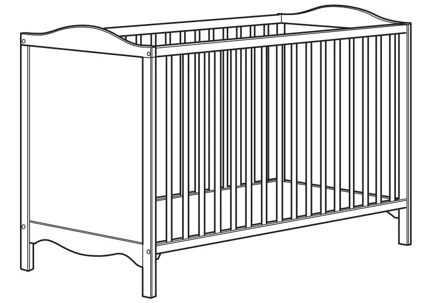 IKEA 504 612 30 SMÅGÖRA Baby Sleep Cradle