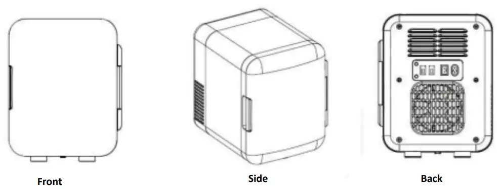 BARCOOL COSMO 4L Mini Fridge fig 4