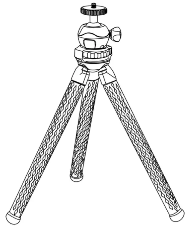 CARSON TR-050 BoaPod Flexible Leg Tripod - SETTING1