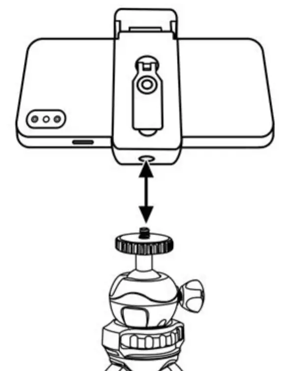 CARSON TR-050 BoaPod Flexible Leg Tripod - USING PHONE22