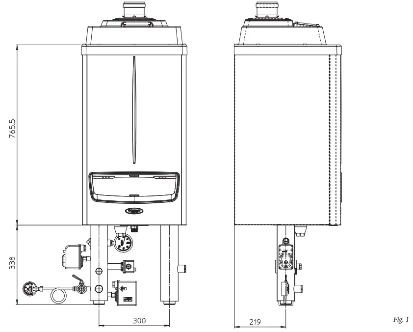 IMMERGAS COD.3.023949 Inail Safety Devices Kit fig 2