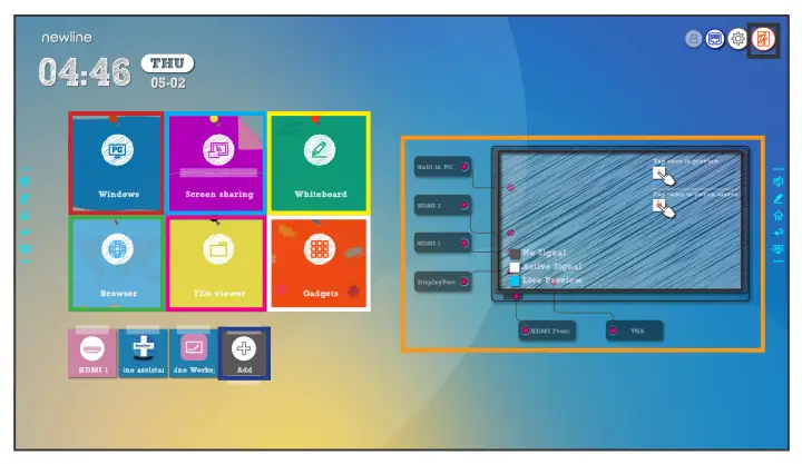 newline RS Plus Interactive Touch Display-fig1