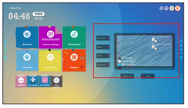 newline RS Plus Interactive Touch Display-fig2